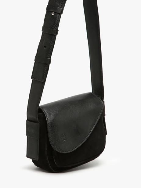 Cross Body Tas Heritage Leder Biba Zwart heritage BLT2L ander zicht 2